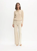 Pull en tricot textur
