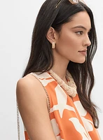 Floral Sleeveless Blouse