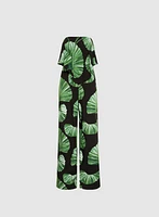 Palm Print Jumpsuit