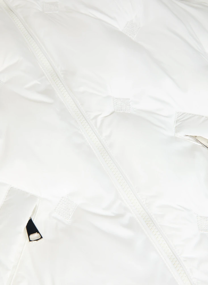 Veste matelassée à détail de paillettes