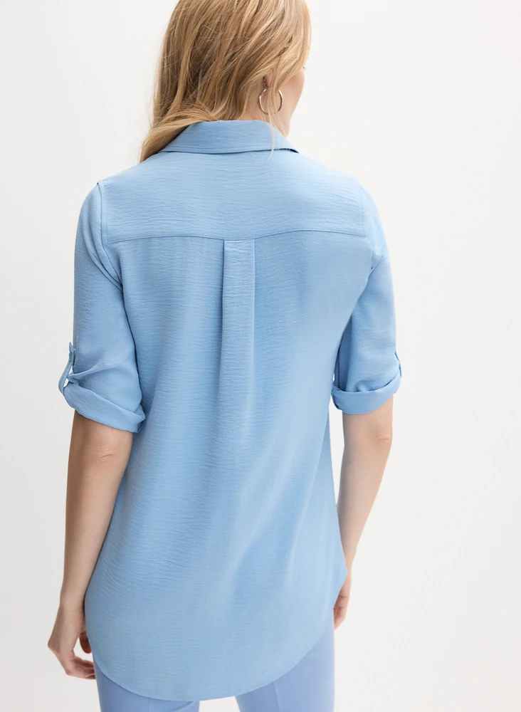 Blouse boutonnée utilitaire
