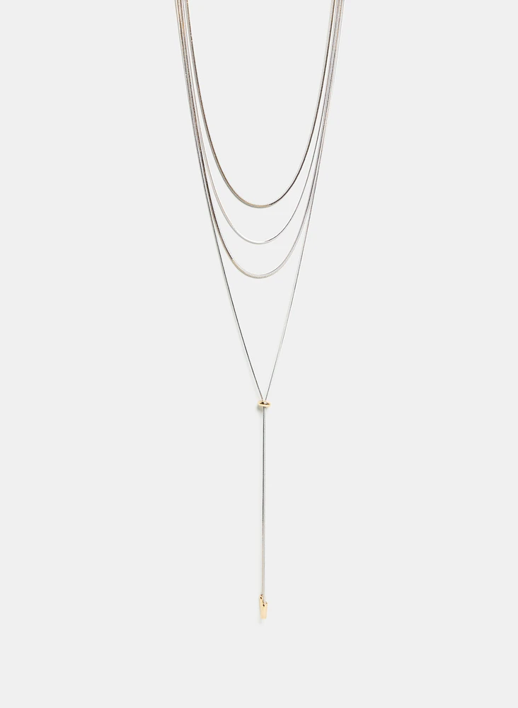 Layered Bolo Necklace