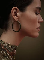 Epoxy Hoop Earrings