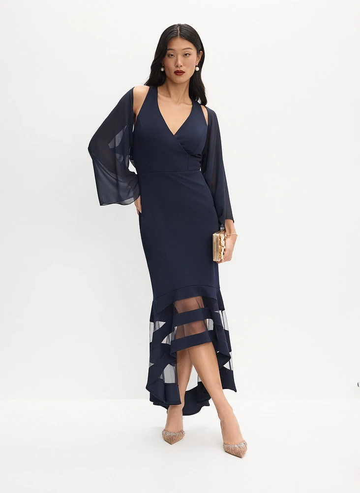 Long Sleeve Chiffon Bolero