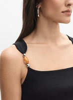 Camisole à bretelles billes