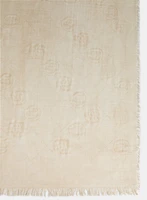 Rose Jacquard Scarf