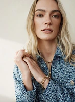 Irregular Curb Chain Bracelet