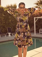 Tropical Chiffon Dress