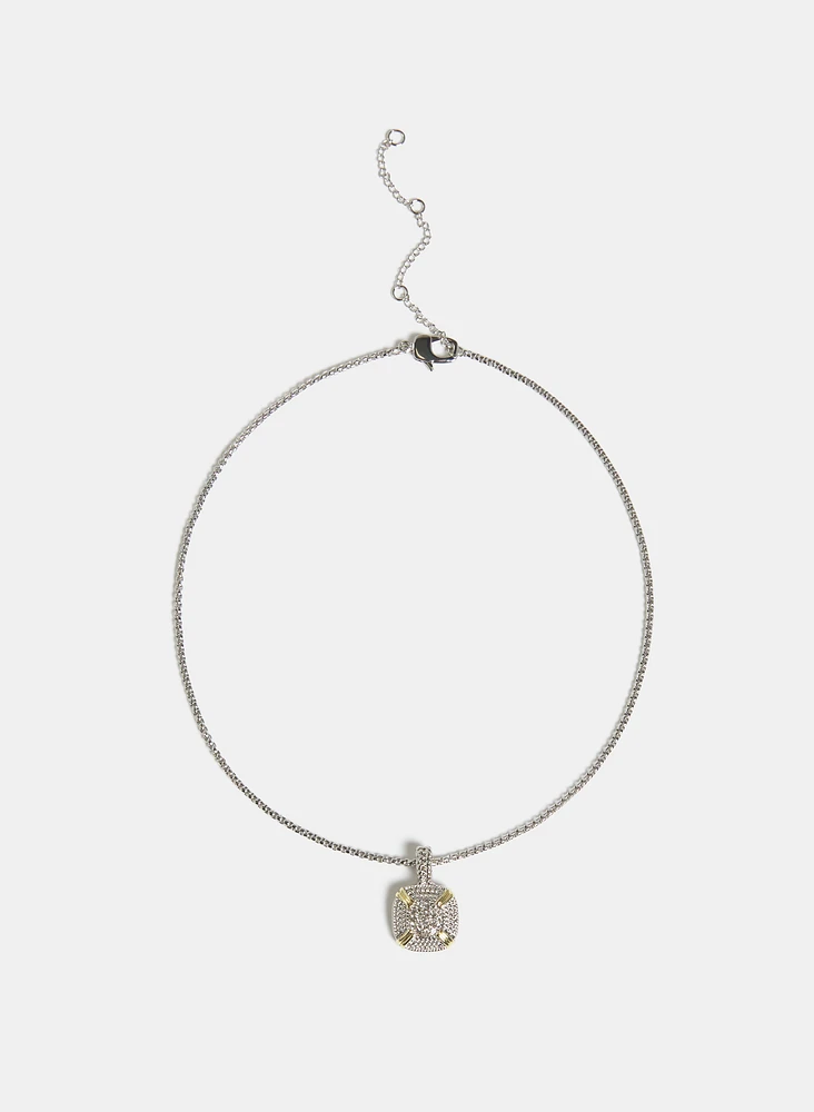 Square Pendant Necklace