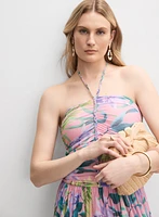 Robe maxi sans bretelles