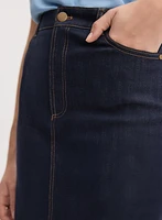 Jupe crayon en denim