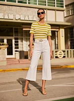 Pantalon gaucho en denim