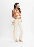 Floral Sleeveless Blouse