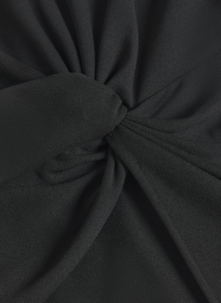 Bell Sleeve Jersey Dress