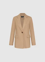 Stretch Linen Blazer