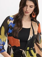 Printed Chiffon Maxi Top