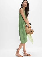 Scoop Neck Midi Dress