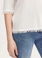 Joseph Ribkoff - Fringe Detail Top