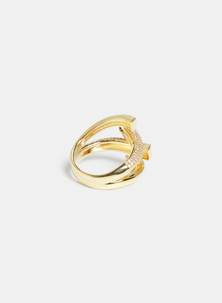 Pavé Claw Ring