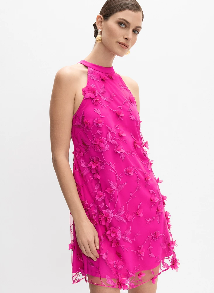 Adrianna Papell - Robe sans manches à rosettes