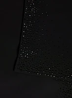 Stud Embellished Sheer Bolero