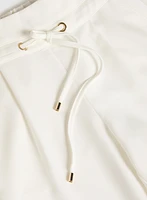 Drawstring Straight Leg Pants