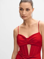 Cutout Corset Dress