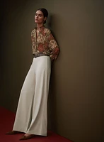 Pantalon à jambe large