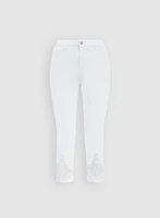 Lace Insert Capris