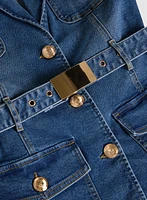 Belted Denim Jacket