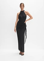 Robe à bustier paillettes