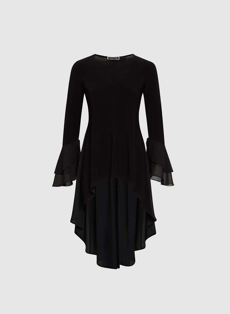 Droptail Chiffon Tunic