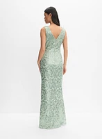 Robe de soirée à paillettes