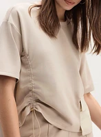 Cargo Pocket Drawstring Top