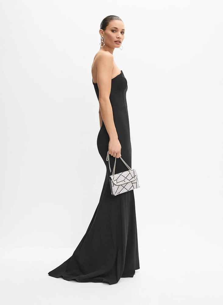 Asymmetric One-Shoulder Gown