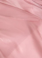 Tie-Front Organza Bolero