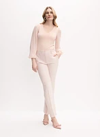 Embellished Chiffon Top