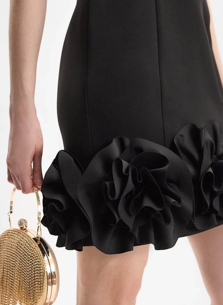 Floral Appliqué Dress