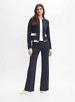 Contrast Trim Jacket