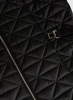 Manteau matelassé à ceinture
