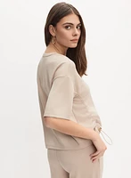 Cargo Pocket Drawstring Top