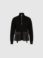 Quarter Zip Cargo Pocket Top