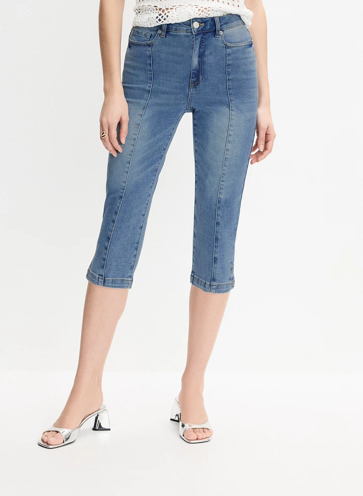 Capri en denim étroit