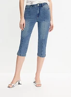 Capri en denim étroit