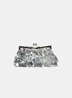 Beaded Shell Sequined Bag