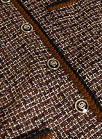 Button-Up Bouclé Jacket