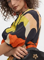 Abstract Leaf Dress
