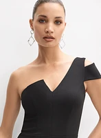 Asymmetric One-Shoulder Gown