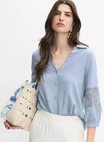 Crochet Insert Blouse