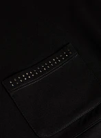 Stud Detail Scuba Top